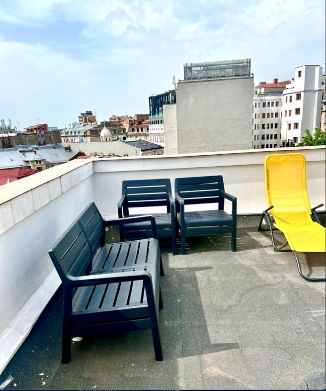 Rooftop Apartment Street Doamnei Bucureşti Exterior foto